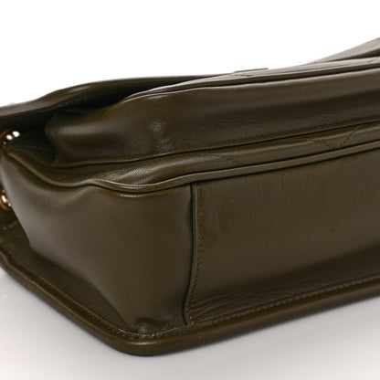 Saint Laurent Lambskin Matelasse Monogram Baby Niki Chain Satchel Seawood 7 of 8