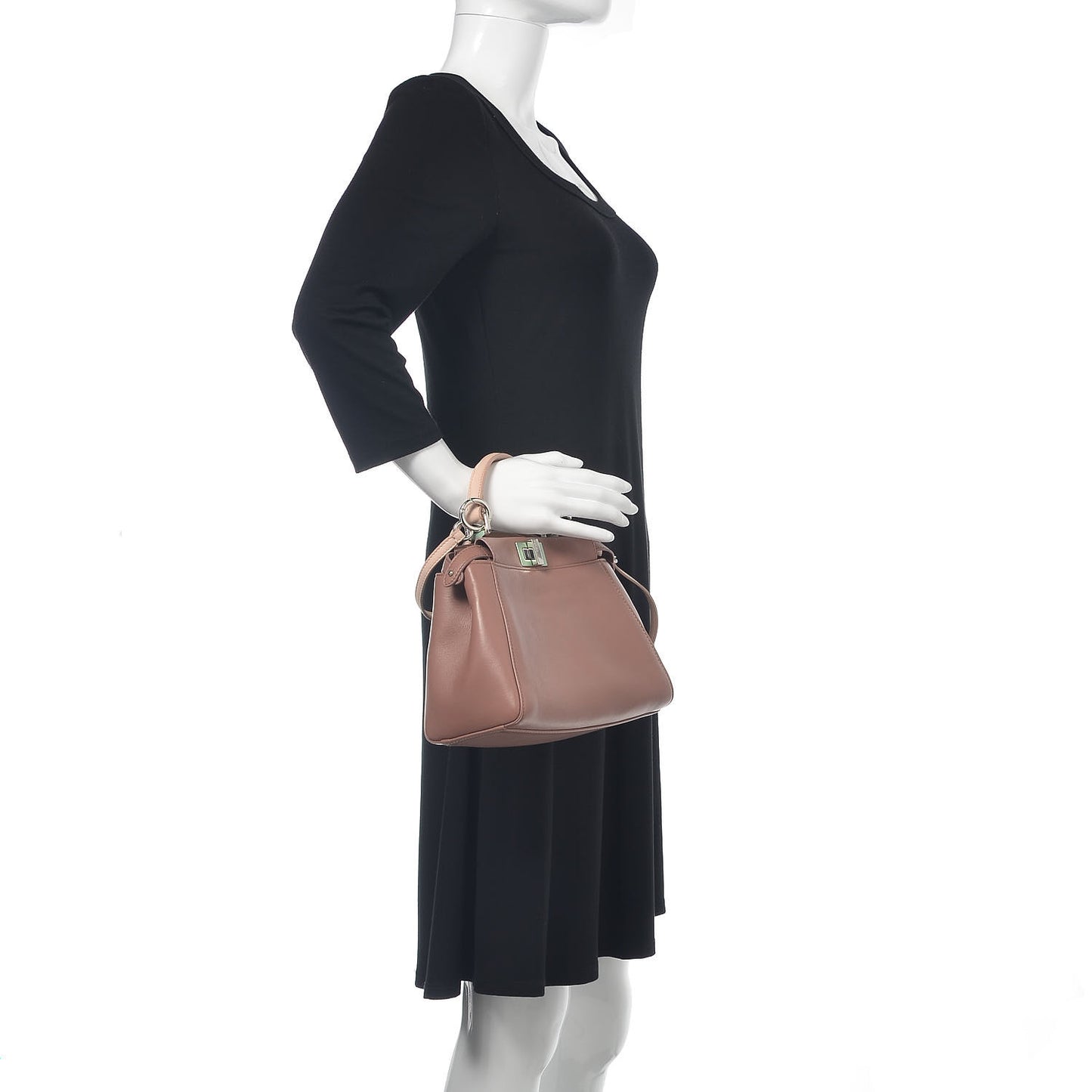 Nappa Colorblock Mini Peekaboo Iconic Satchel English Rose Plaster Oxigen