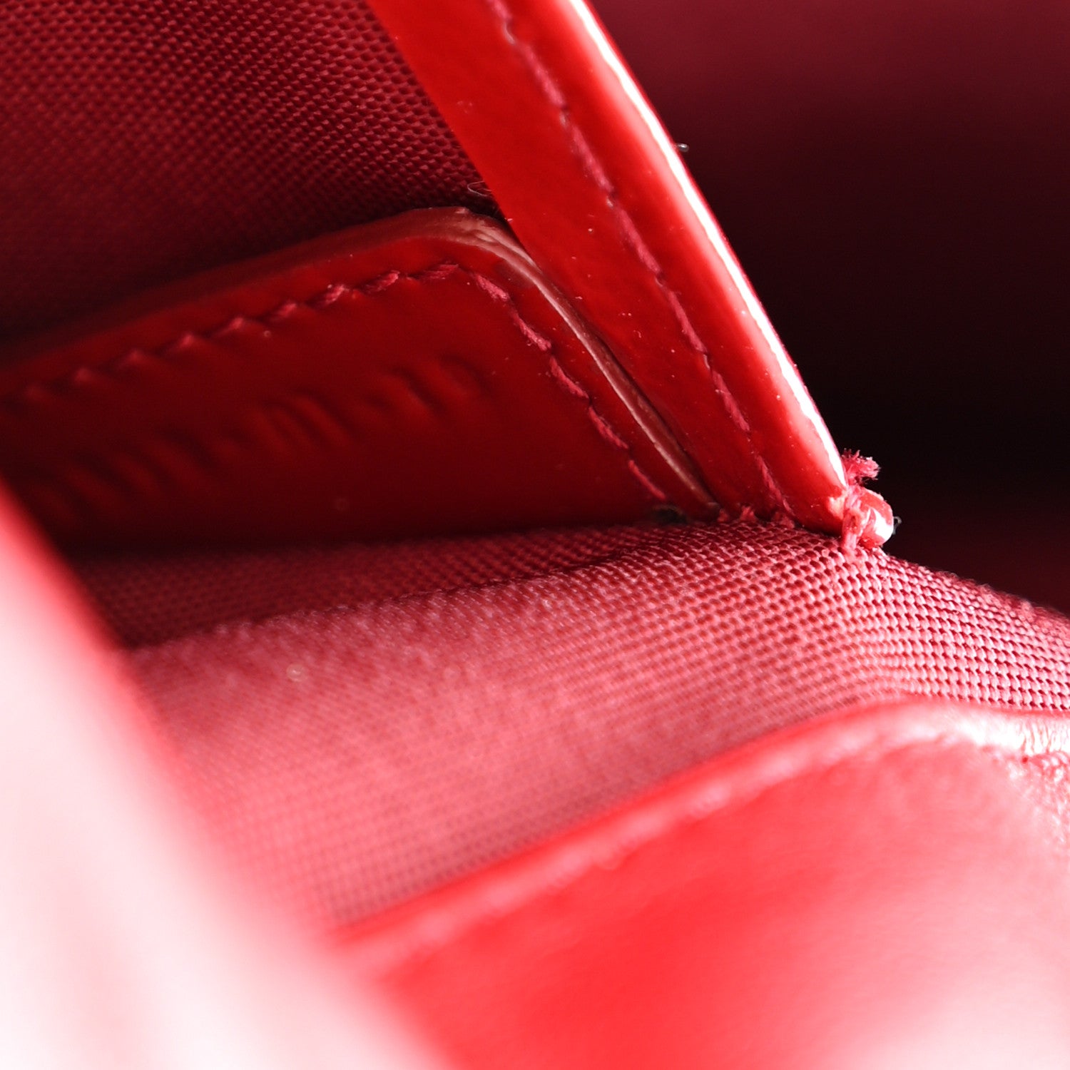 Christian Dior Patent Cannage Lady Dior Convertible Clutch Red 7 of 12