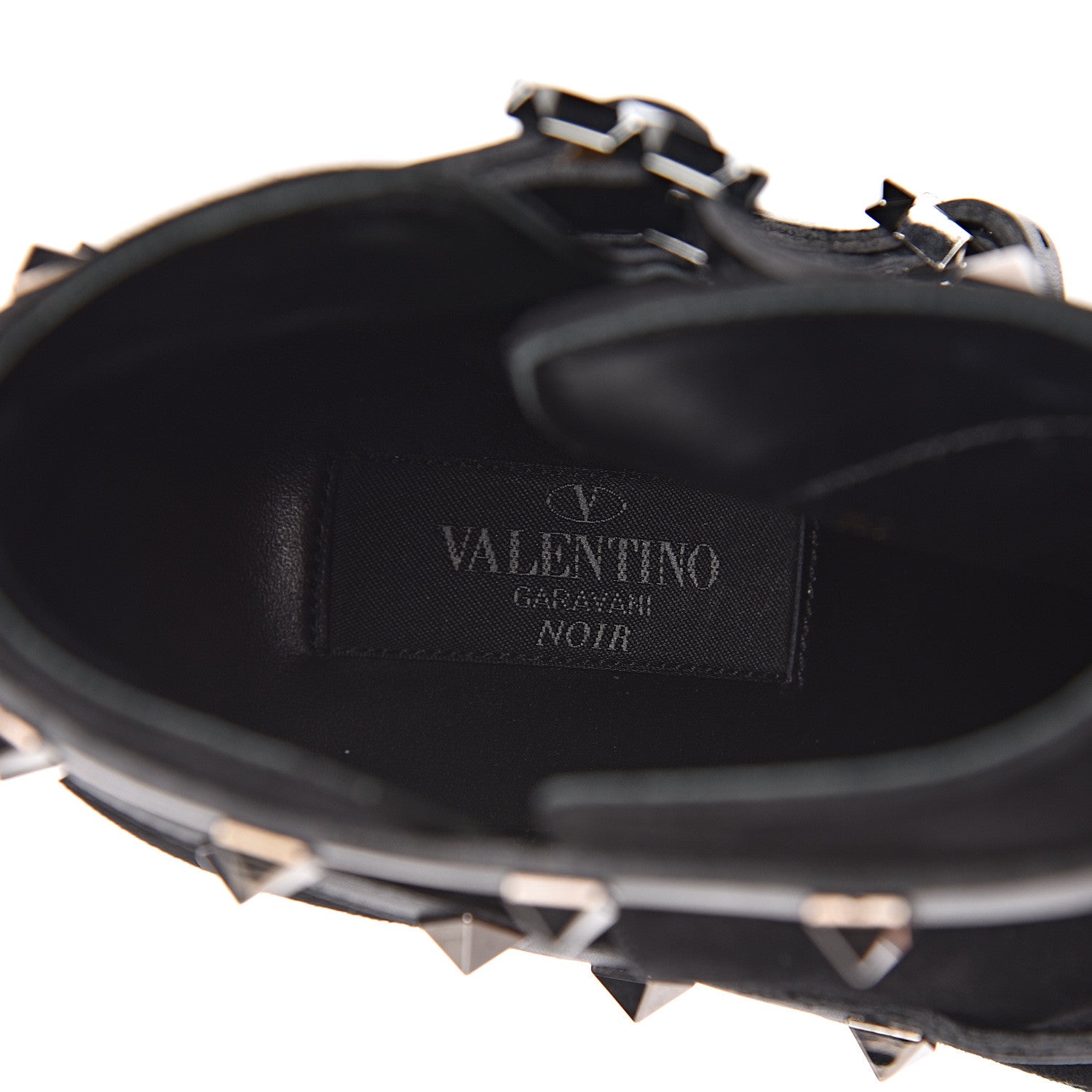 Valentino Garavani Suede Rockstud Double Buckle 100mm Ankle Boots 38 Black 7 of 11