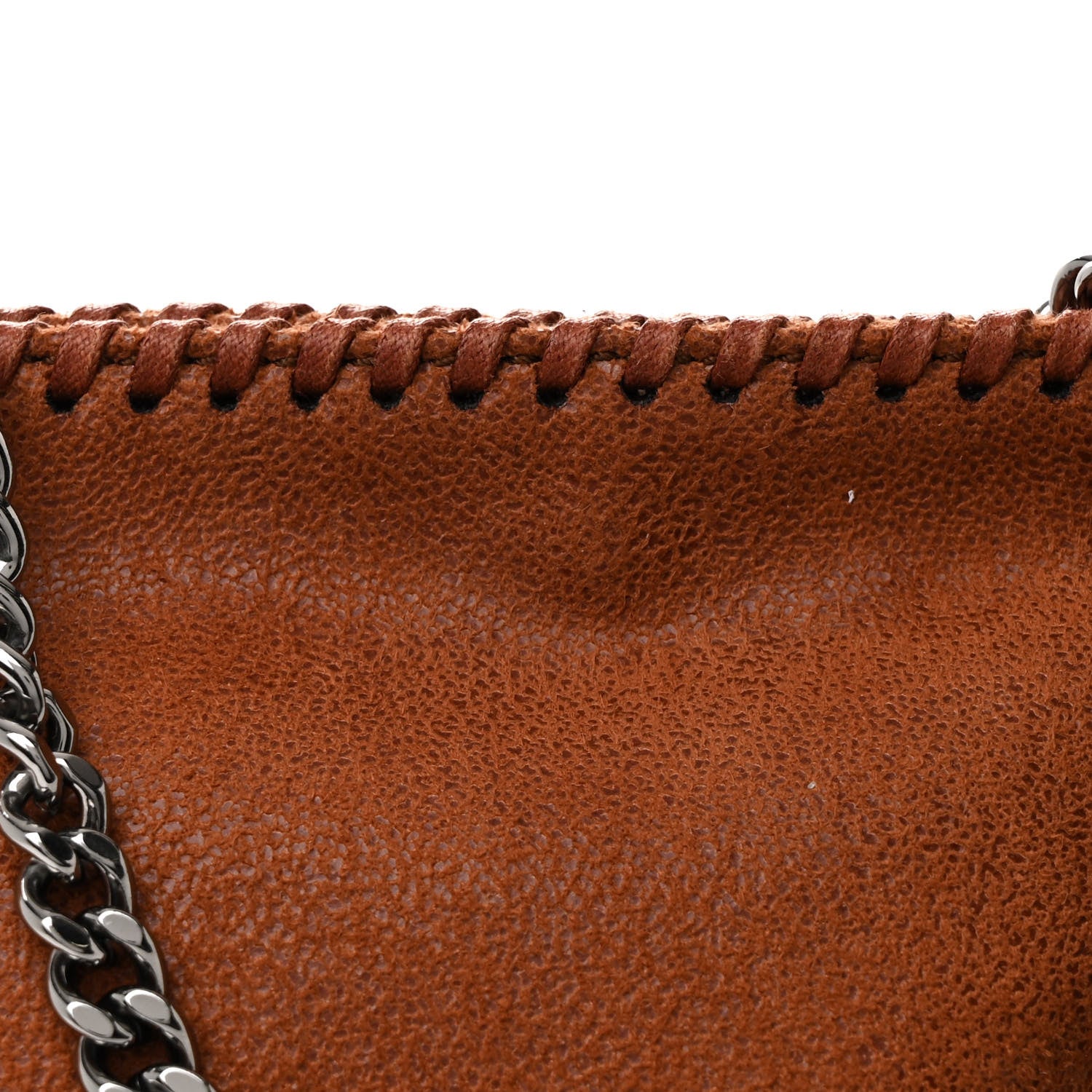 Stella McCartney Shaggy Deer Falabella Tassel Flat Crossbody Brown 8 of 10