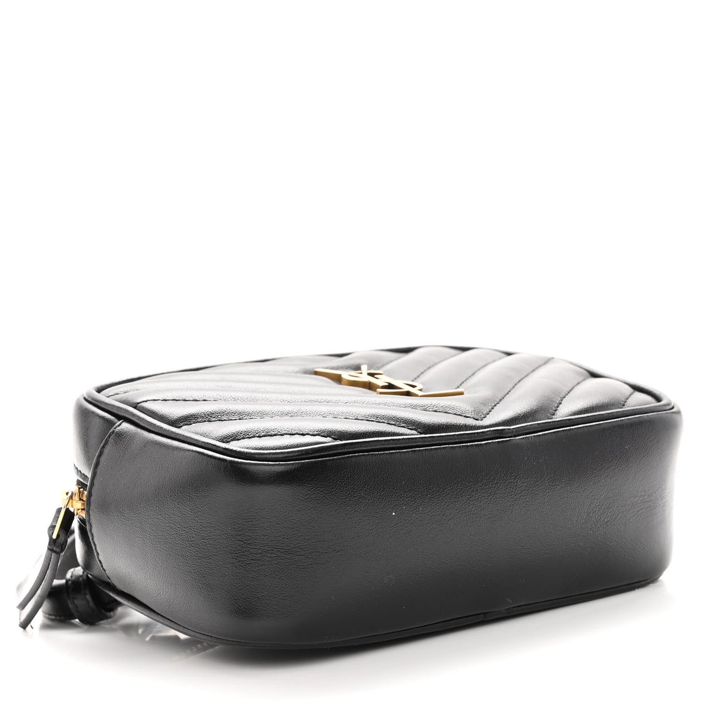 Calfskin Matelasse Monogram Lou Belt Bag Black