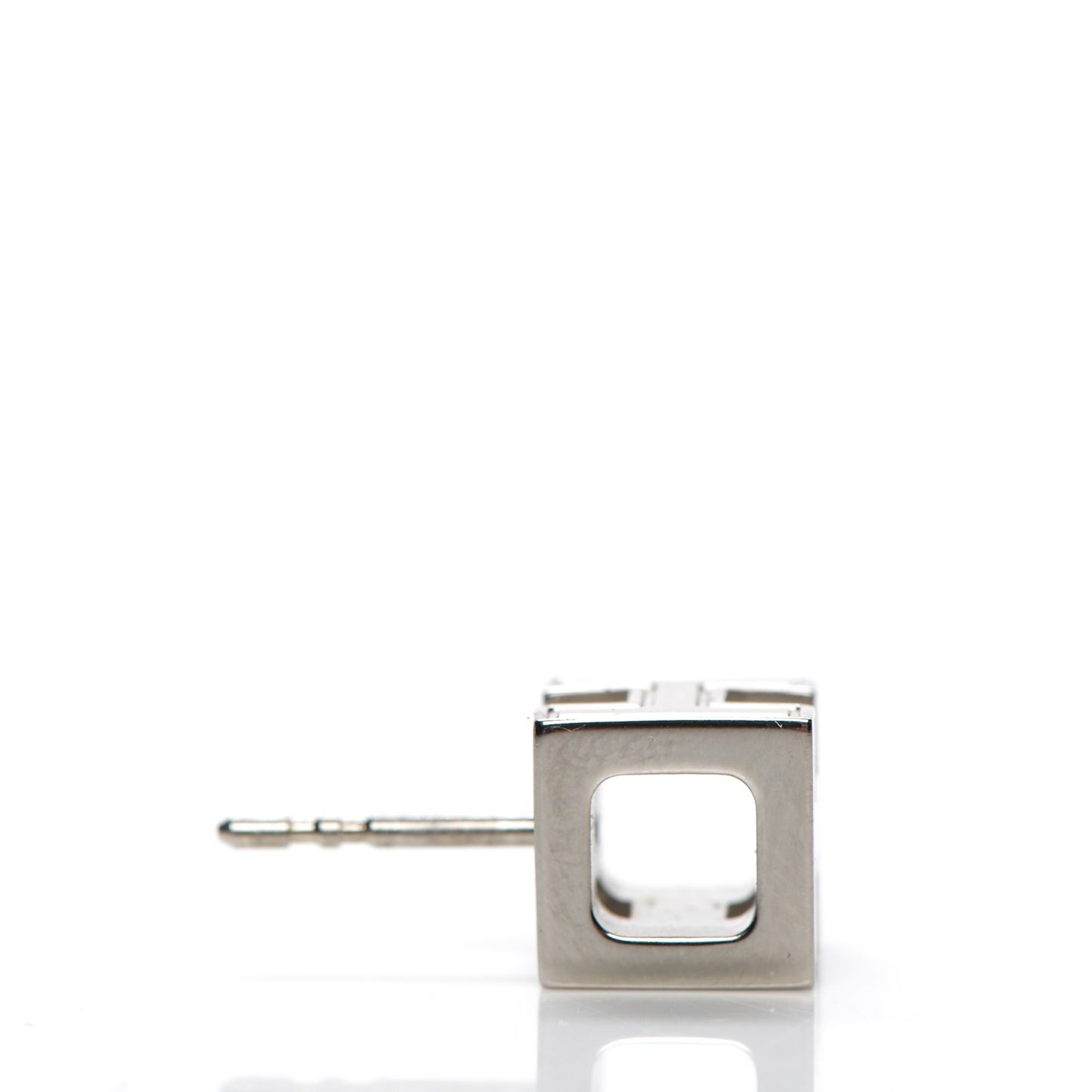 Palladium Lacquered Cage d'H Earrings