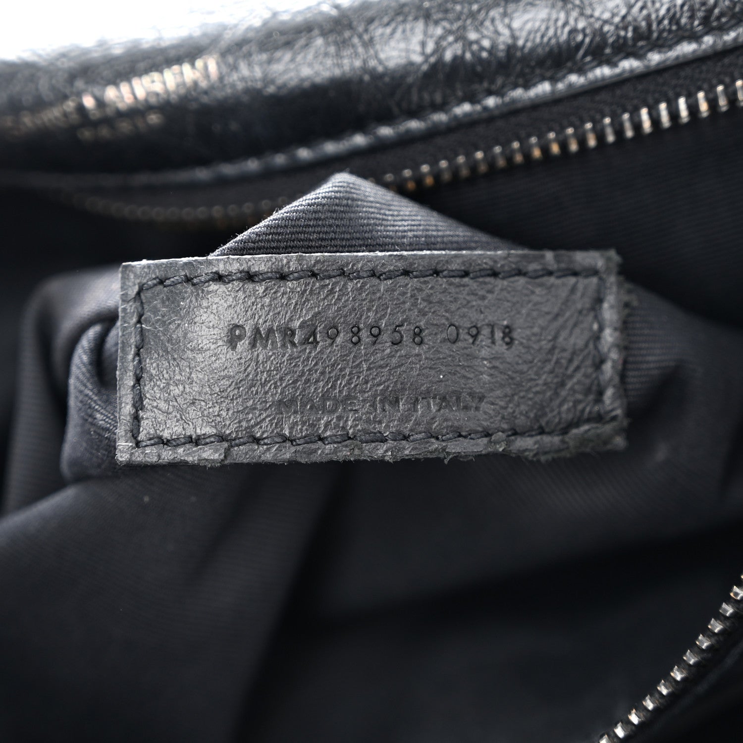 Saint Laurent Crinkled Calfskin Matelasse Monogram Medium Niki Chain Satchel Black 7 of 10