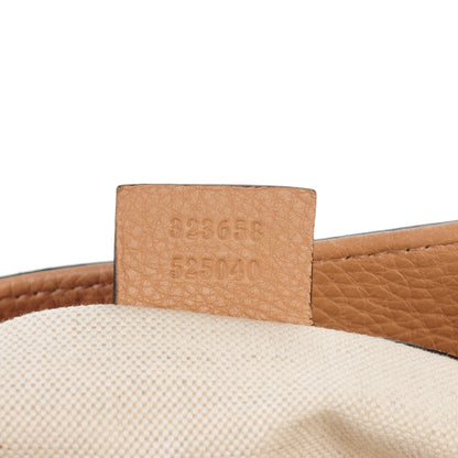 Gucci Cellarius Calfskin Large Bamboo Shopper Tote Camelia 7 of 7