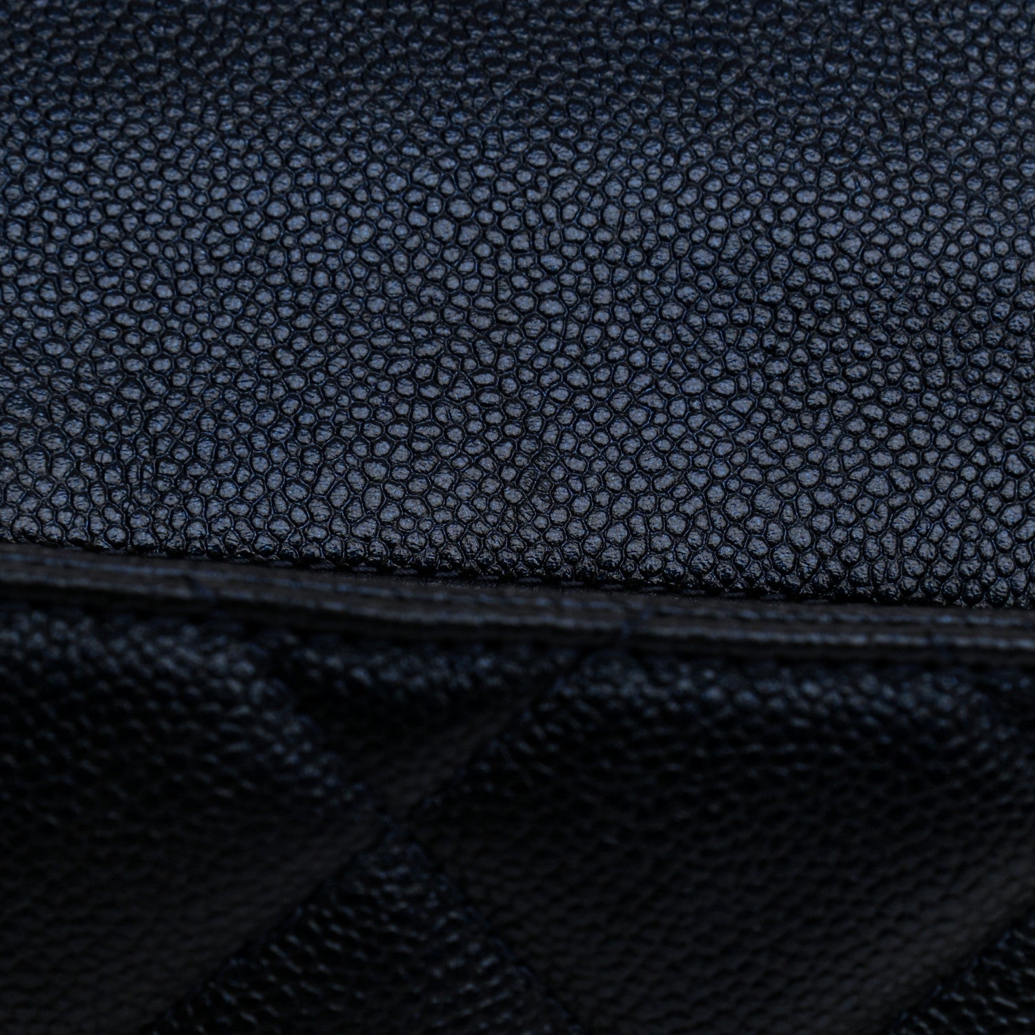 Chanel Iridescent Caviar Quilted Mini My Perfect Flap Dark Blue 12 of 15