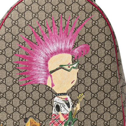 Gucci GG Supreme Monogram Punk Print Childrens Dome Backpack 8 of 10