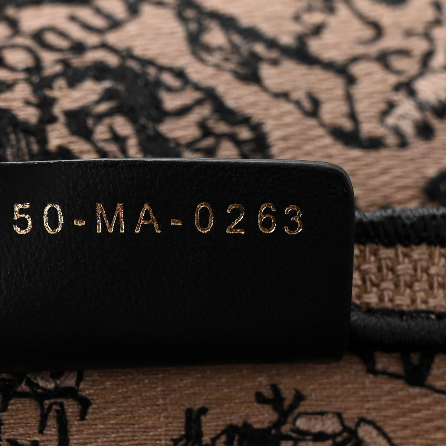 Christian Dior Canvas Embroidered Plan De Paris Printed Saddle Bag Beige Black 7 of 11