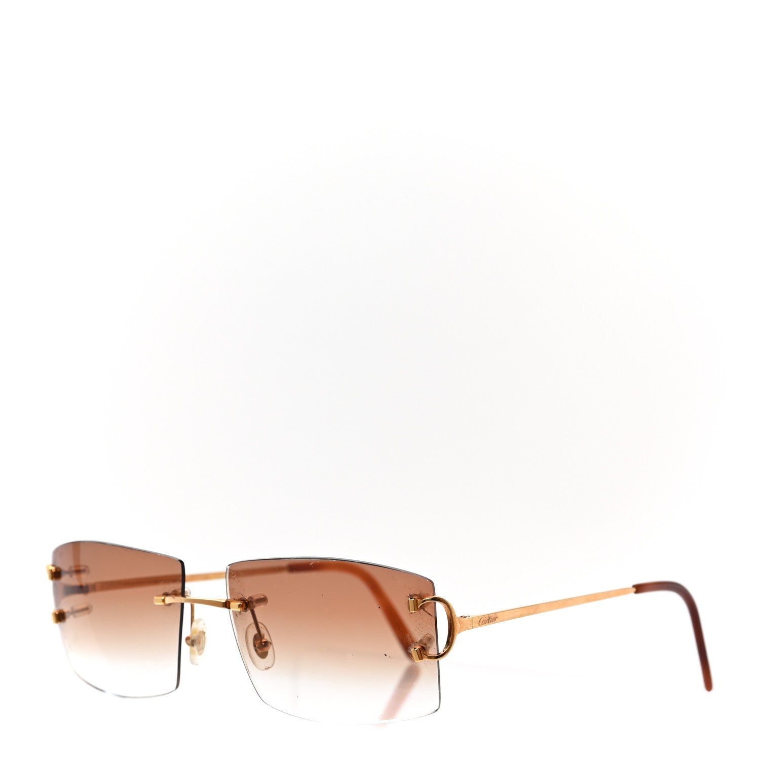 Cartier Signature C De Cartier Sunglasses Havana Brown 1 of 6