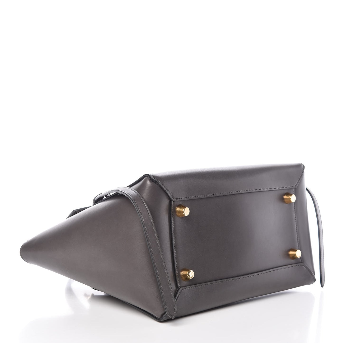 Smooth Calfskin Mini Belt Bag Grey
