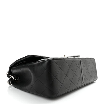 Chanel Lambskin Quilted Jumbo Double Flap Black 4 of 10