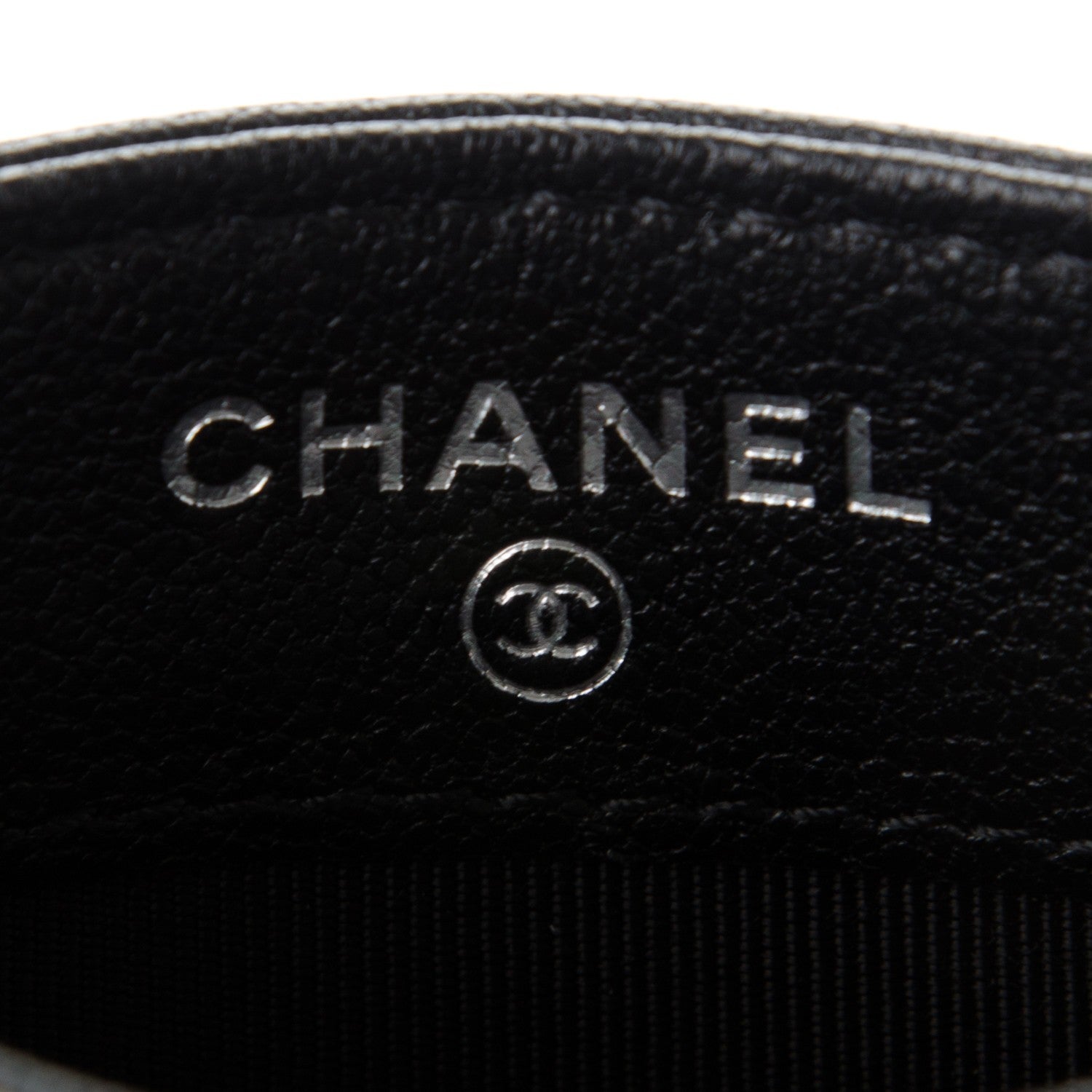 Chanel Sheepskin Chevron Quilted Reissue Card Holder So Black 5 of 7