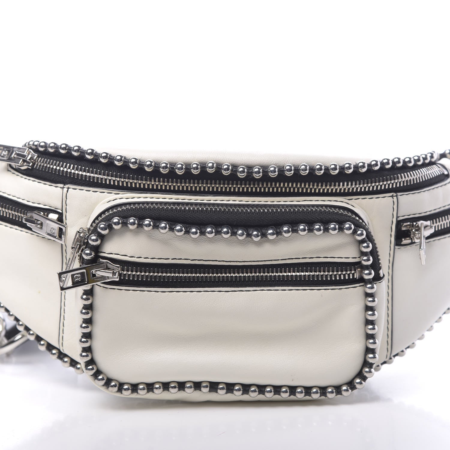 Alexander Wang Lambskin Attica Studded Belt Bag White 10 of 10
