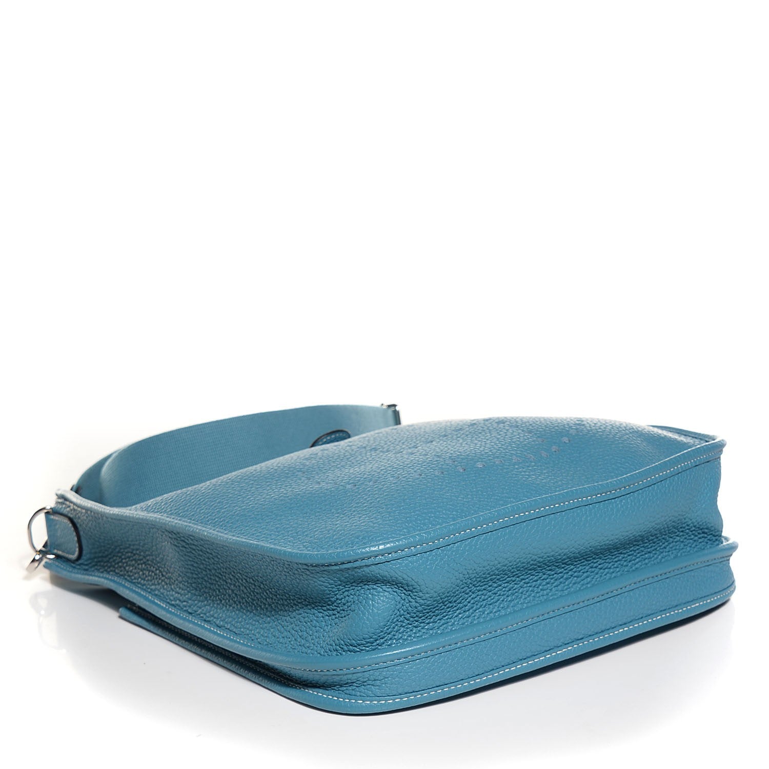 Hermes Taurillon Clemence Evelyne III PM Blue Jean 4 of 16