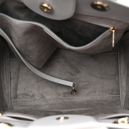 Chanel Caviar Studded Medium Deauville Tote Grey 5 of 11