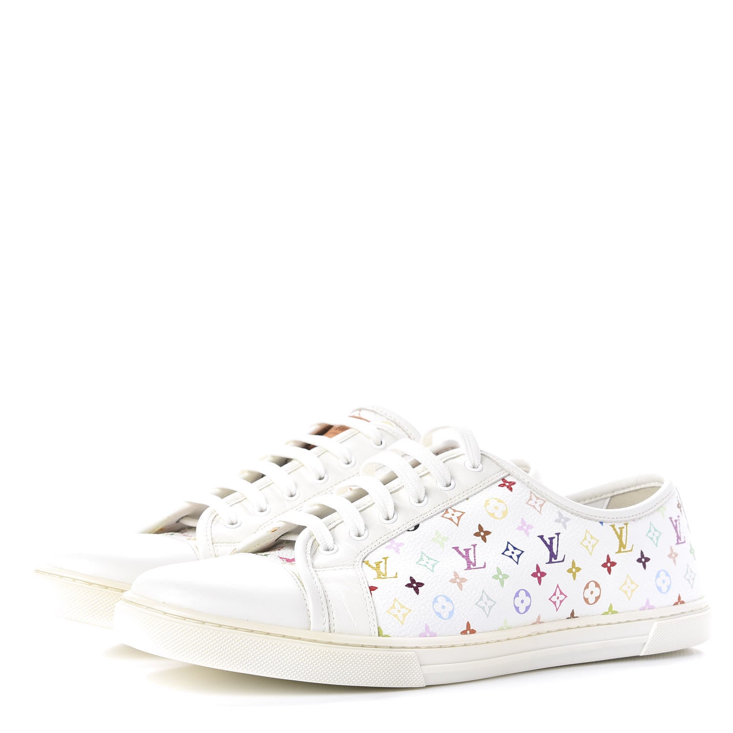 Louis Vuitton Monogram Multicolor Sneakers 39.5 White 3 of 10