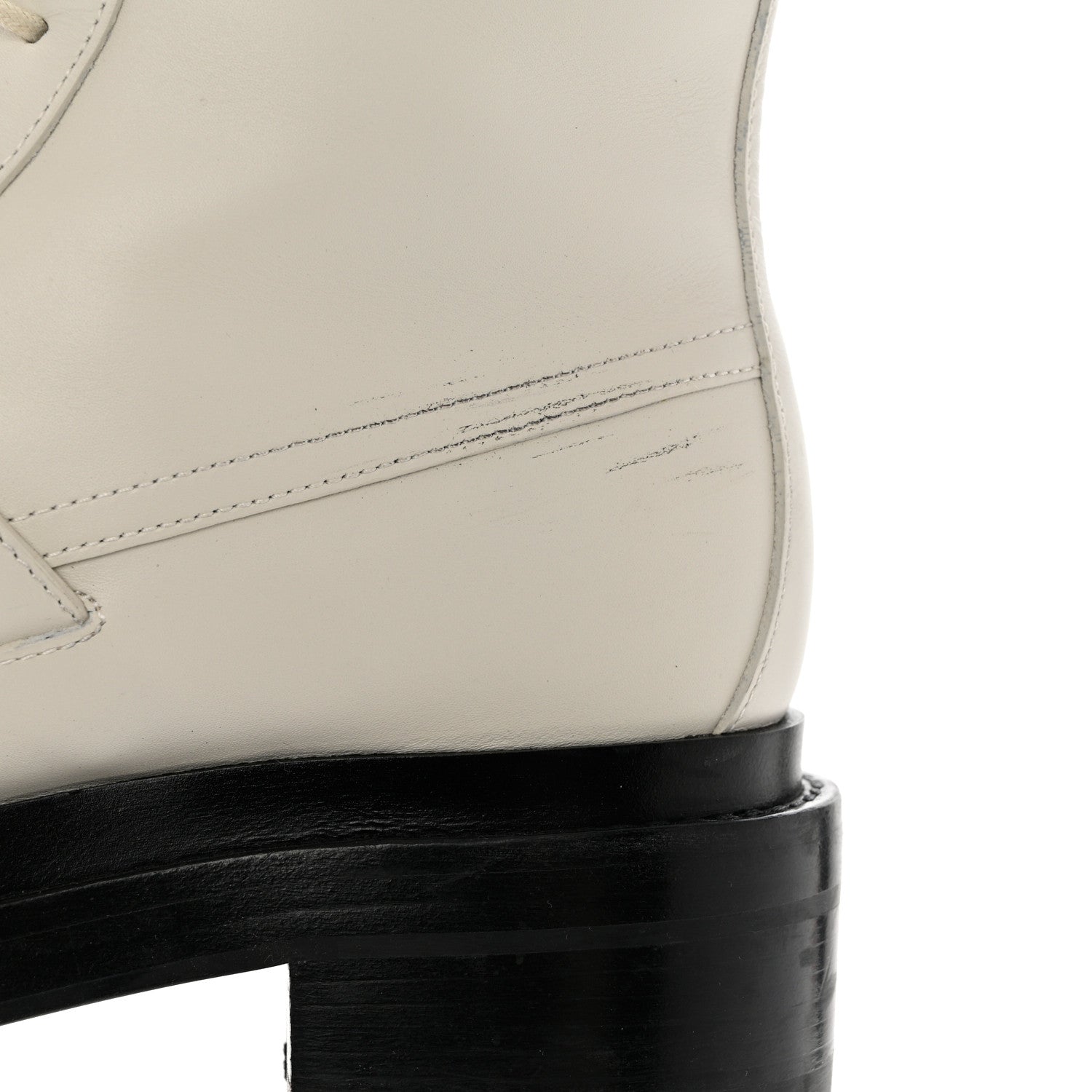 Hermes Glossed Calfskin Funk Ankle Boots 36 Beige Glaise 9 of 10