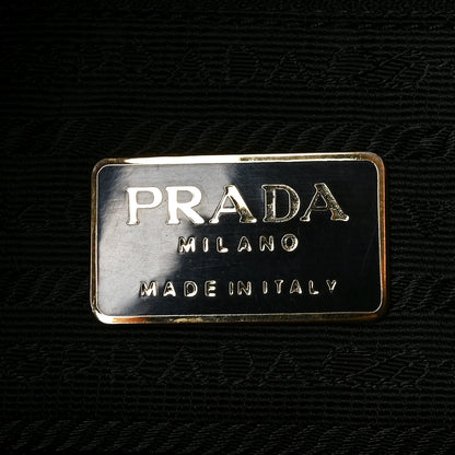 Prada Nappa Nylon Chain Shoulder Bag Black 6 of 8