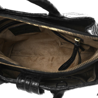 Nancy Gonzalez Crocodile Cristina Satchel Black 5 of 10