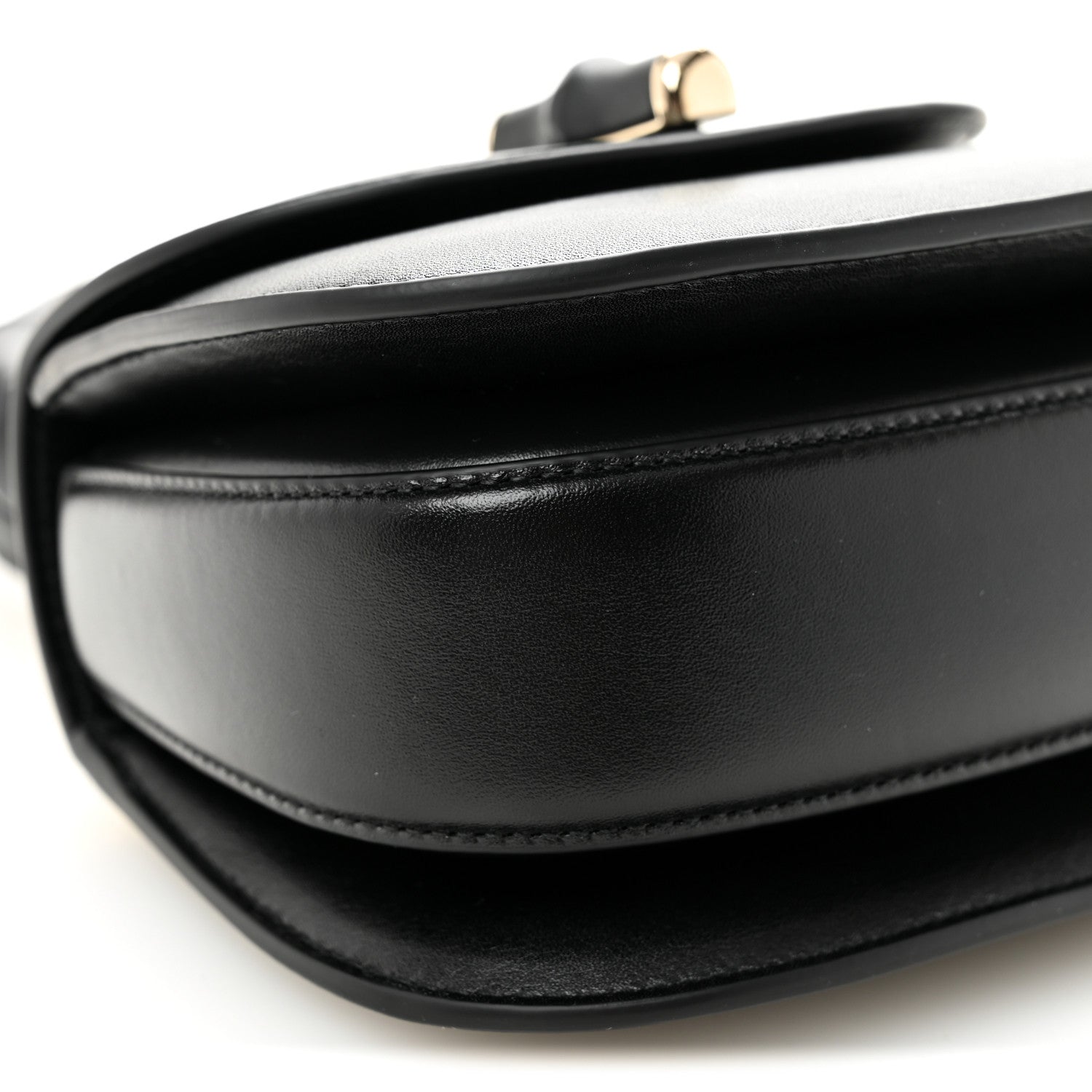 Gucci Boarded Dyana Lux Calfskin Mini Bamboo 1947 Top Handle Bag Black 8 of 9