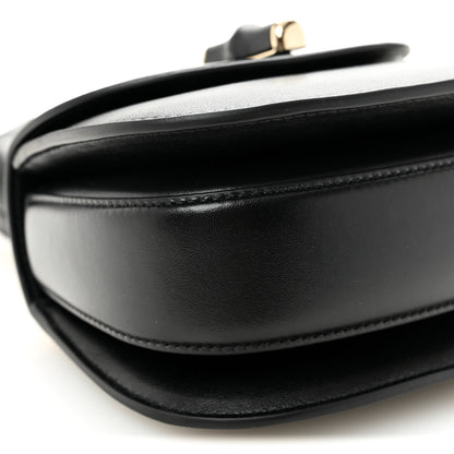 Gucci Boarded Dyana Lux Calfskin Mini Bamboo 1947 Top Handle Bag Black 8 of 9