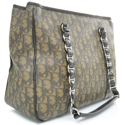 Christian Dior Monogram Trotter Romantique Tote Brown 2 of 9