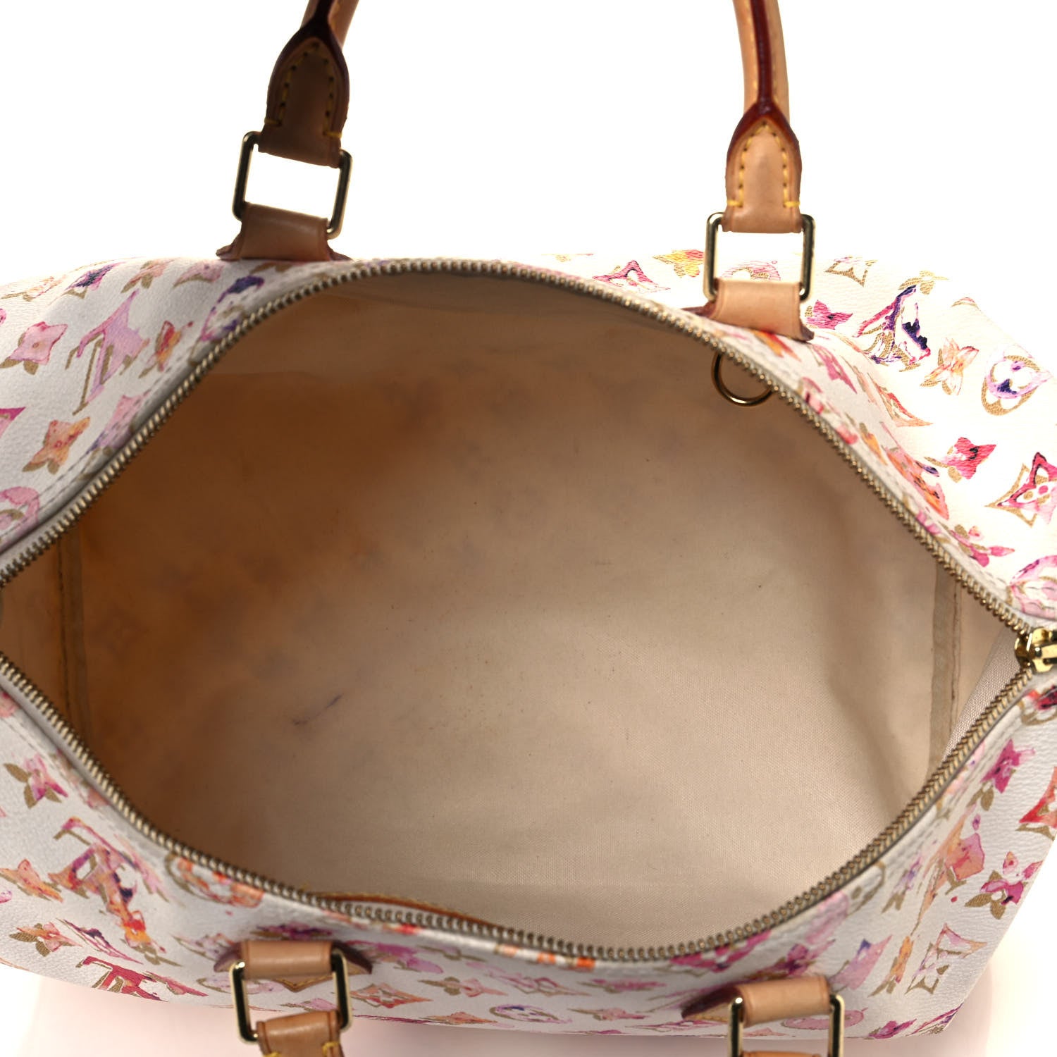 Louis Vuitton Watercolor Aquarelle Speedy 30 White 5 of 15