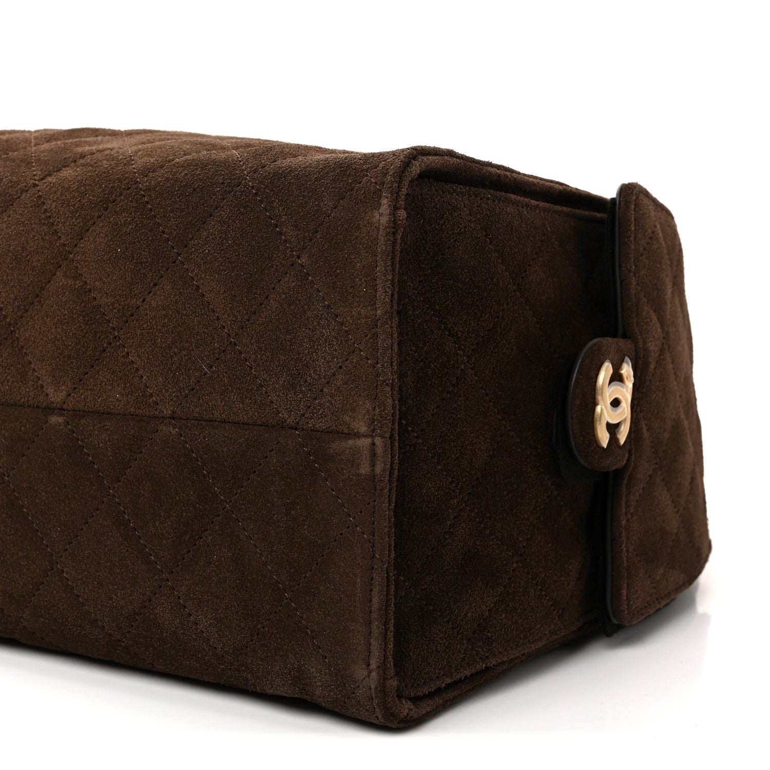 Chanel Suede Quilted Medium Chanel 25 Handbag Dark Brown 11 of 11