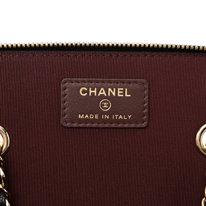 Chanel Caviar Quilted Small Vanity Case With Chain Black 6 of 11