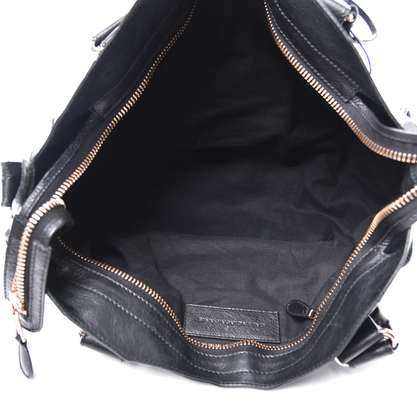 Agneau Giant 21 Rose Gold Hardware Part Time Black