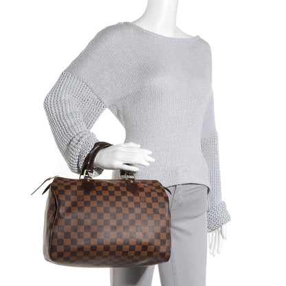 Louis Vuitton Damier Ebene Speedy 30 2 of 8