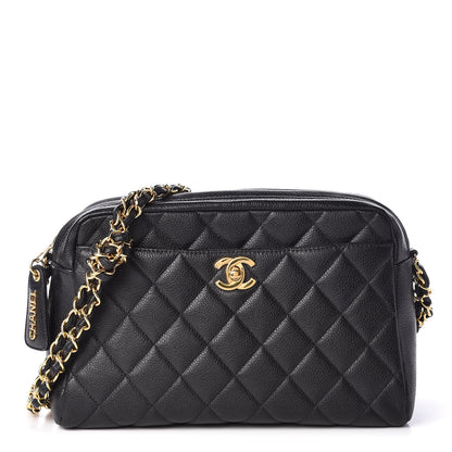 Chanel Caviar Quilted Camera Case Black 1 of 12