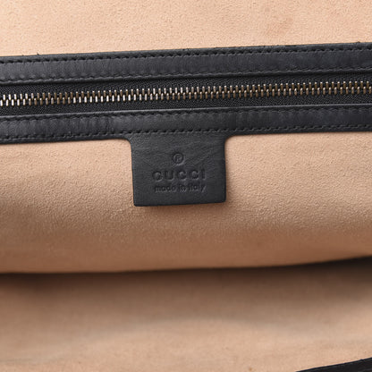 Gucci Suede Ophidia Medium Re(Belle) Top Handle Bag Nocciola Black 6 of 13