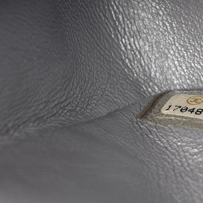 Chanel Metallic Lambskin Quilted Medium Double Flap Silver 8 of 10