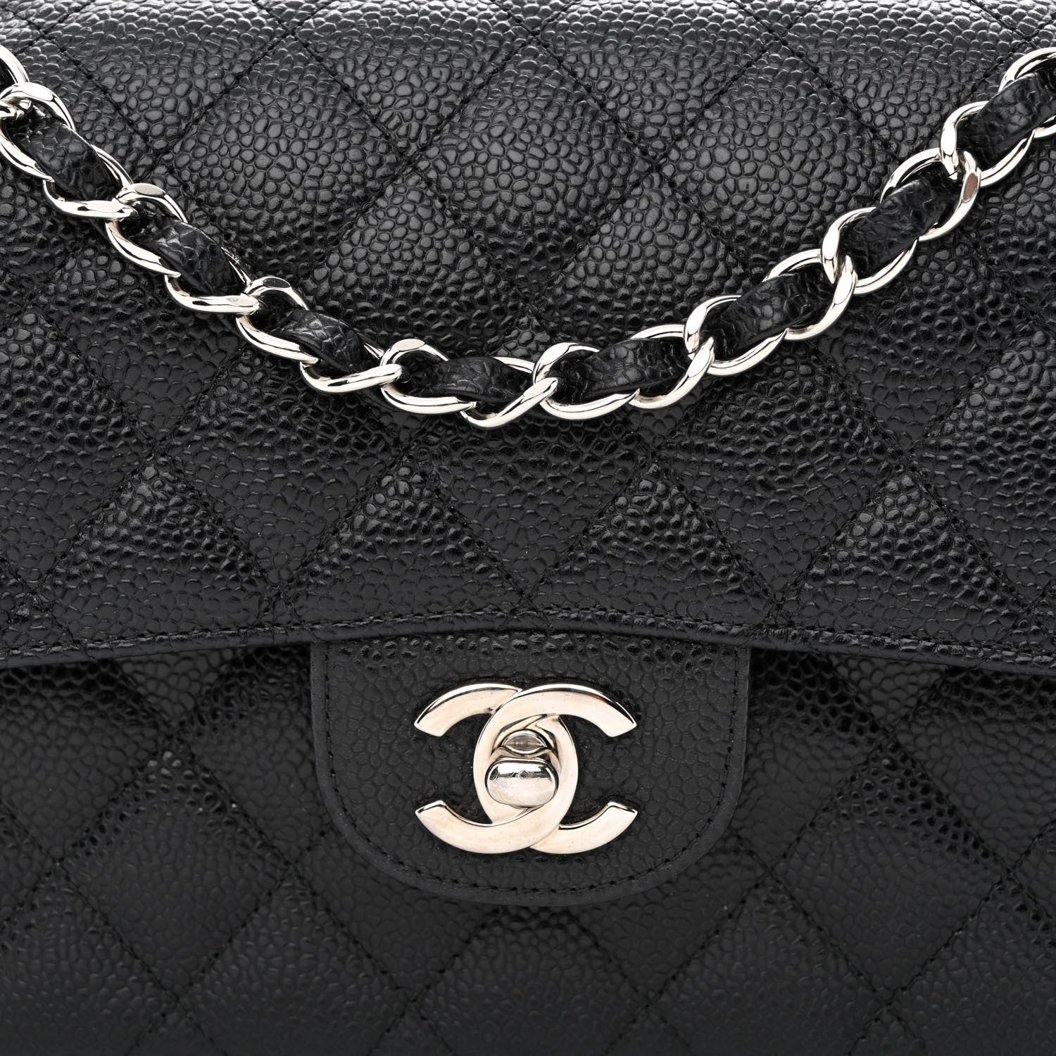 Chanel Caviar Quilted Small Double Flap Black 8 of 11