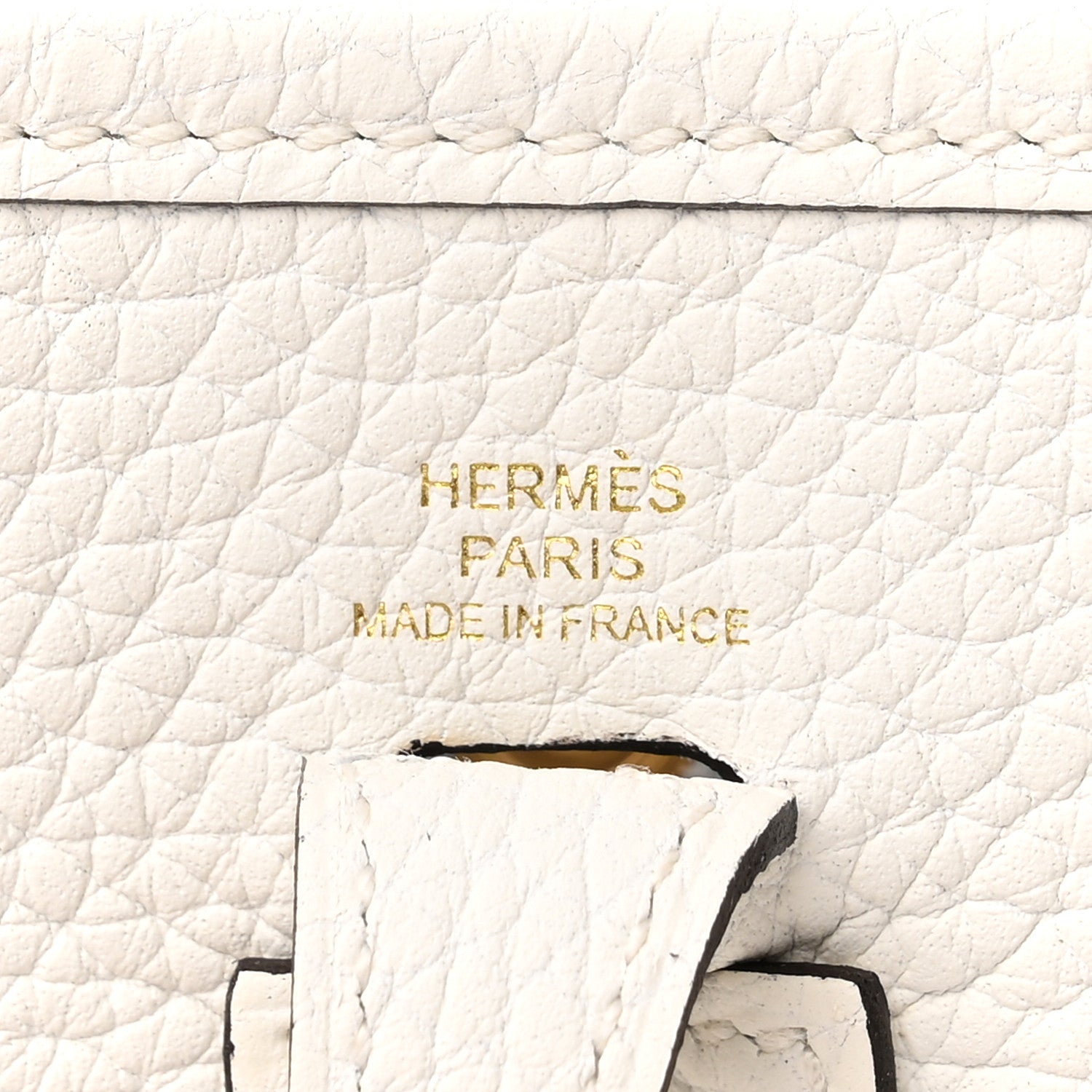 Hermes Taurillon Clemence Amazone Evelyne TPM New White 6 of 11