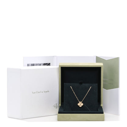 Van Cleef & Arpels 18K Yellow Gold Guilloche Vintage Alhambra Pendant Necklace 8 of 8