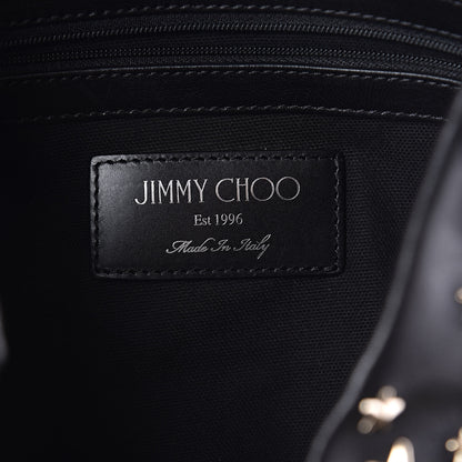 Jimmy Choo Calfskin Sofia Star Studded Tote Black 6 of 9