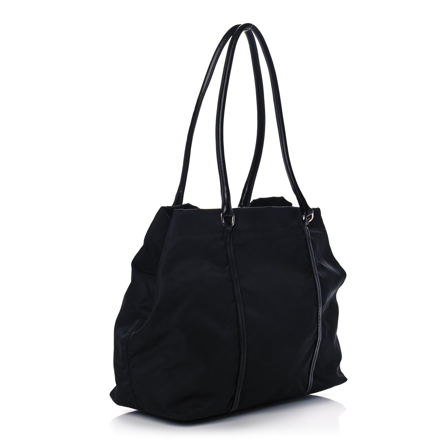 Prada Saffiano Tessuto Nylon Tote Black 2 of 10