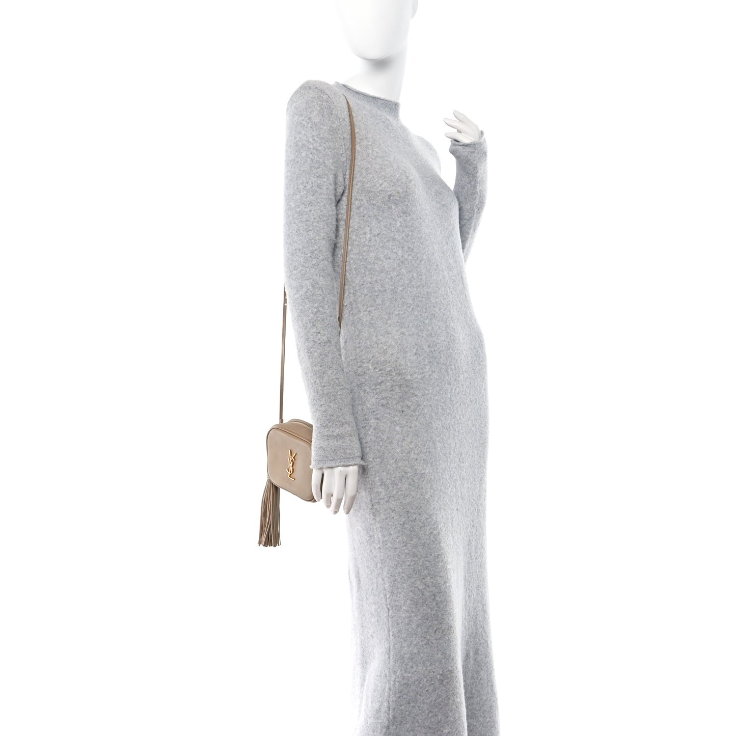 Nappa Monogram Blogger Bag Deep Beige