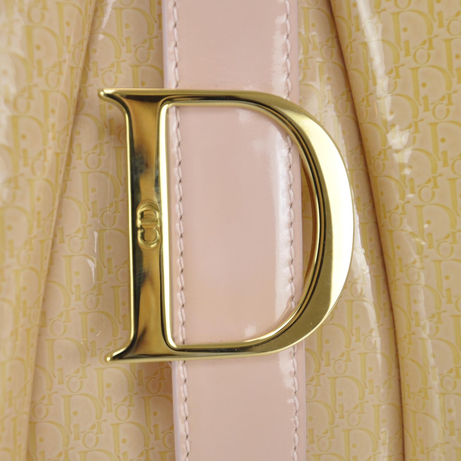Christian Dior Patent Saddle Bowler 7 of 10