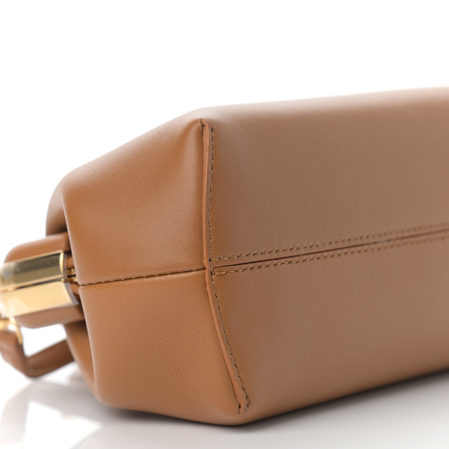 Shiny Nappa Small Fendi First Caramello
