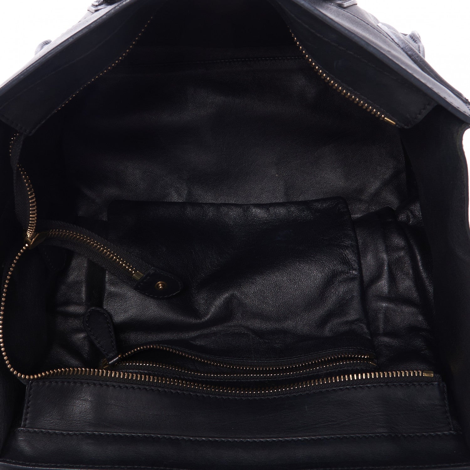 Celine Smooth Calfskin Mini Luggage Black 4 of 7