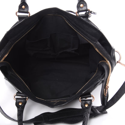 Balenciaga Agneau Giant 12 Rose Gold Hardware City Black 5 of 10