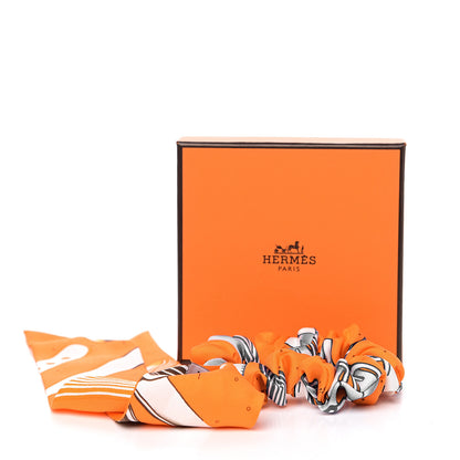 Hermes Silk Bella Twilly Scrunchie 5 of 5