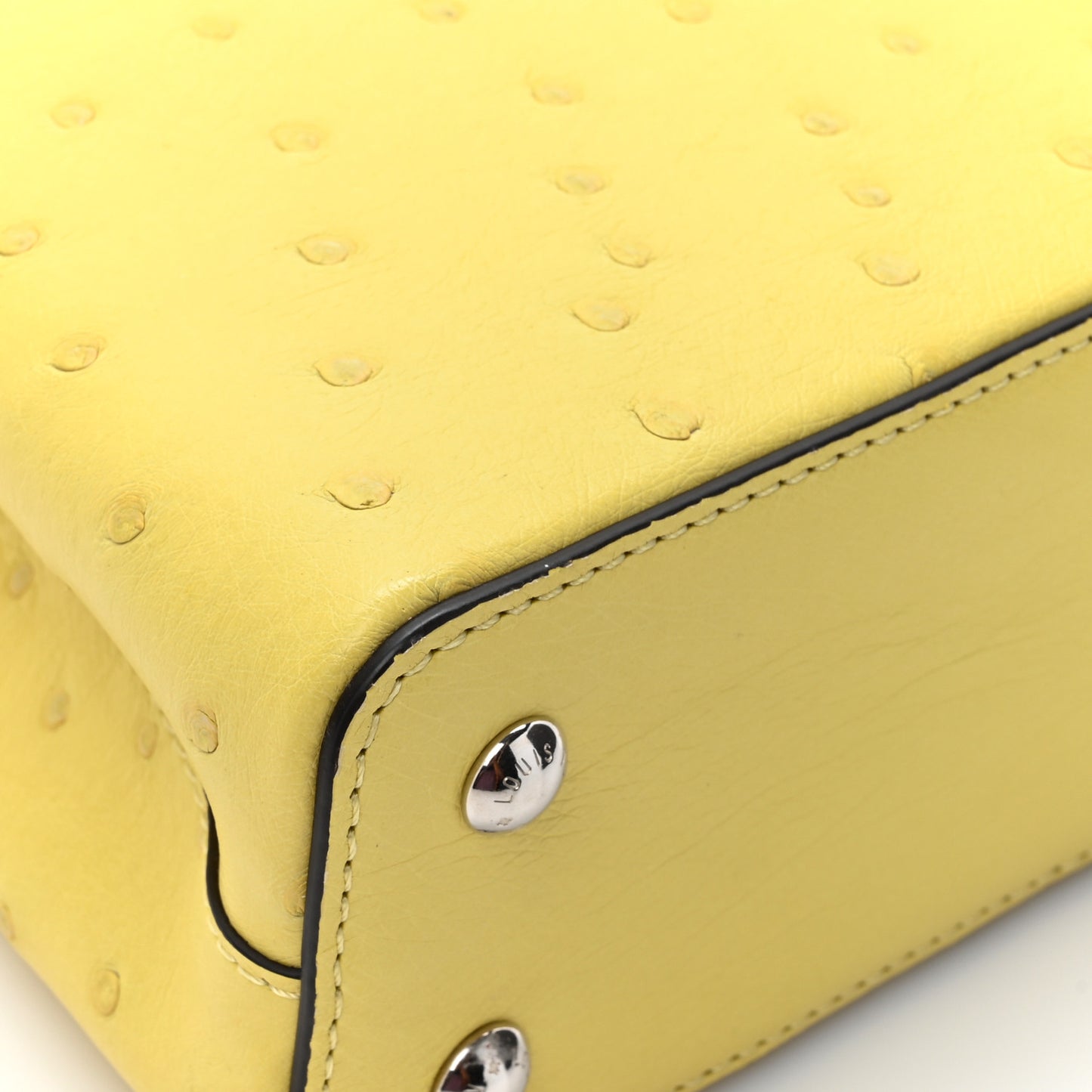Ostrich Capucines Mini Yellow