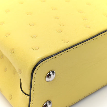 Louis Vuitton Ostrich Capucines Mini Yellow 11 of 11