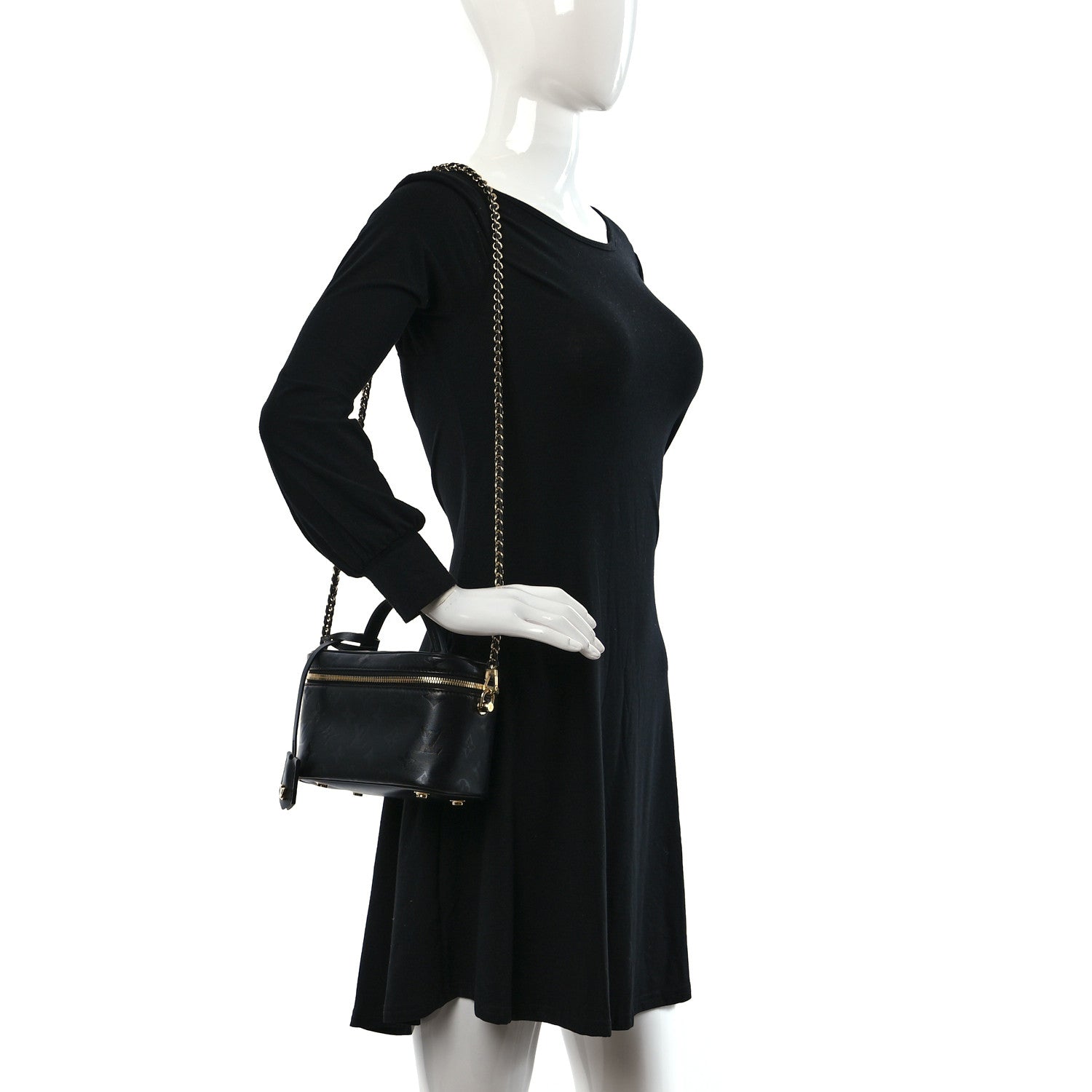 Louis Vuitton Monogram Ink Vanity PM Black 2 of 12