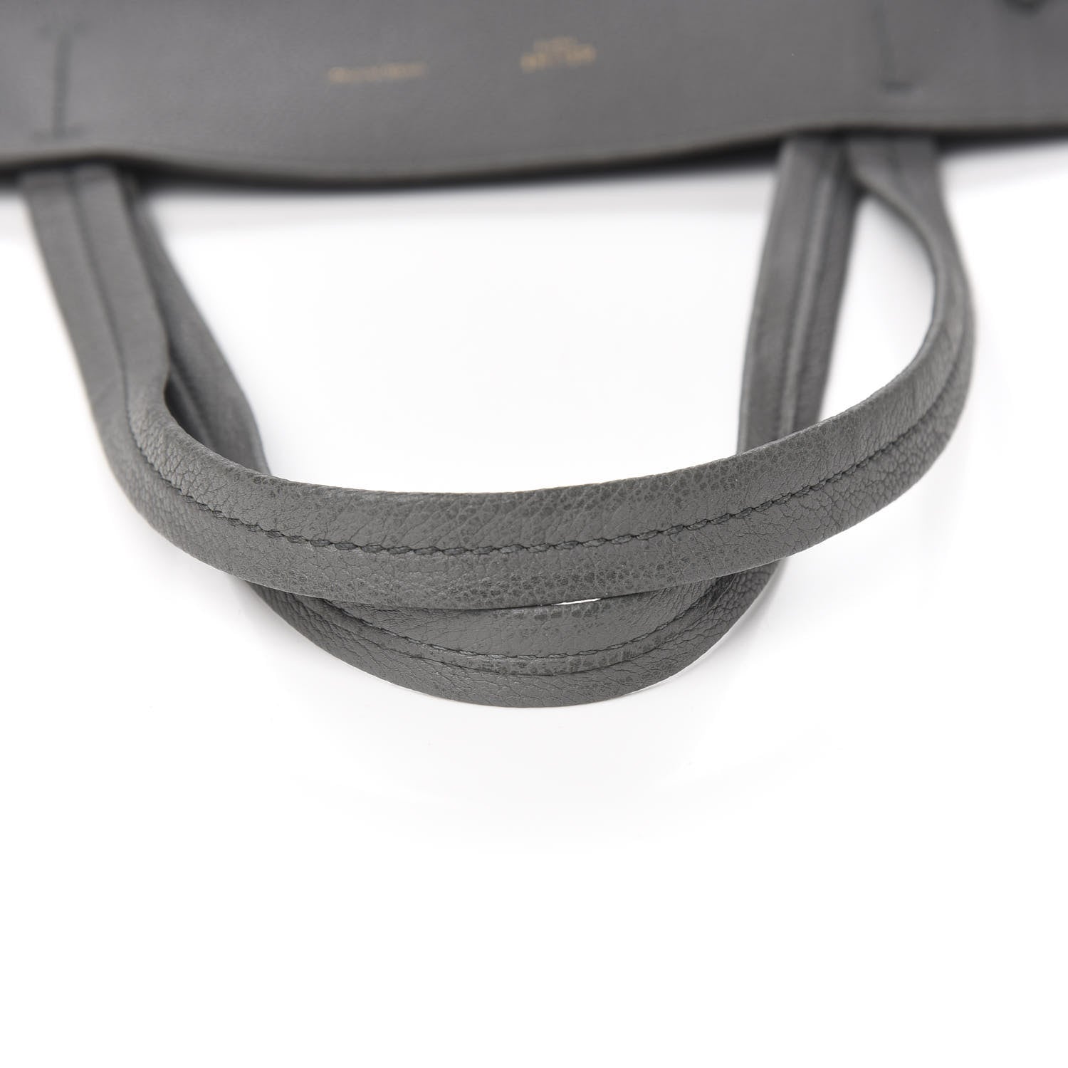 Celine Soft Grained Calfskin Small Belt Cabas Phantom Medium Grey 6 of 11