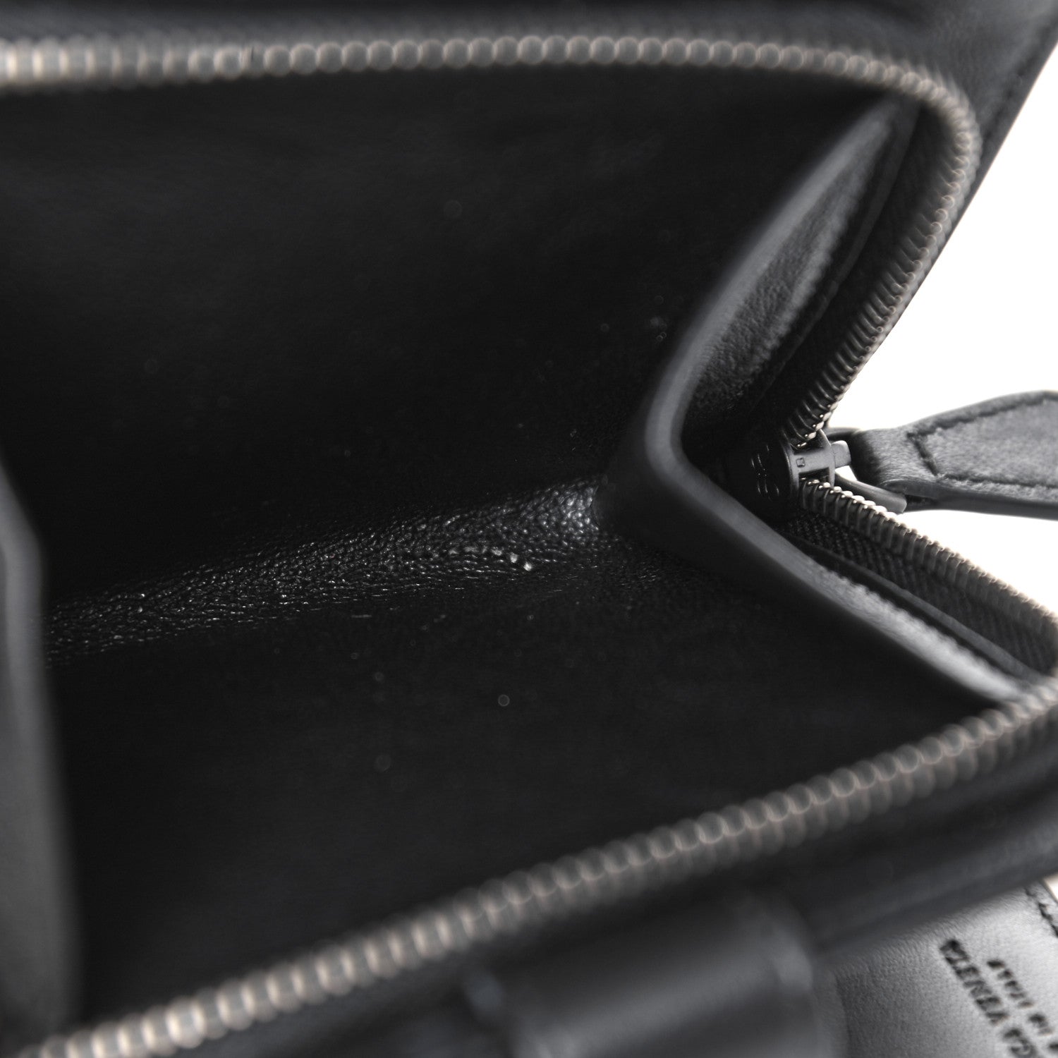 Bottega Veneta Nappa Intrecciato French Flap Wallet Black 6 of 8